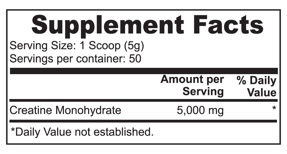 Pure Creatine Monohydrate